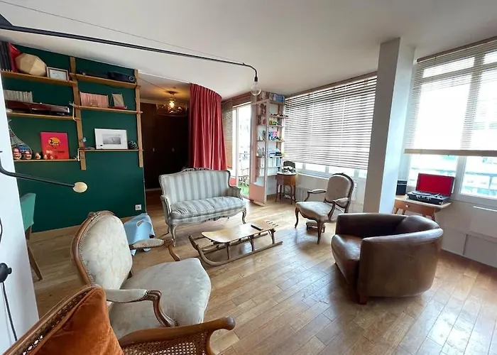 Bel Appartement Montparnasse Paris - Balcon - 4Pax